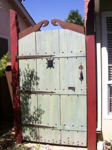 Cedar side gate  