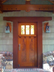 Honduras Mahogany front door  