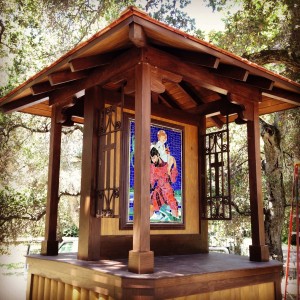 St. Christopher outdoor altar    